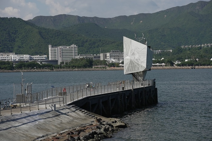 重新设计的大埔滘潮汐站,监测著吐露港的潮水高度