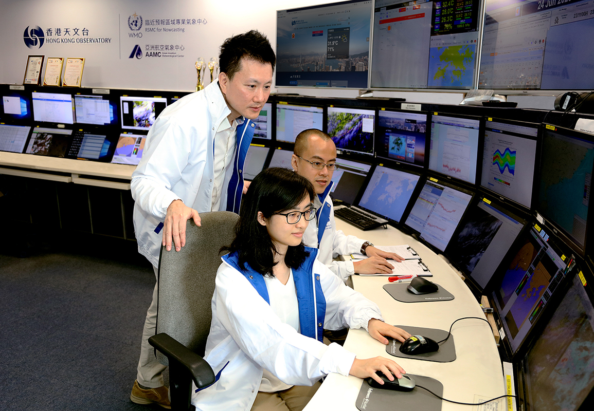 Forecasters at the Central Forecasting Office