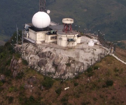 Doppler weather radar at Tate's Cairn