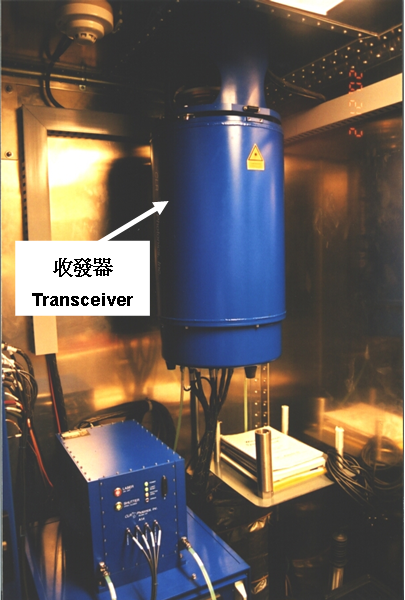 Inside the equipment shelter, the most eye-catching device is a blue cylinder. .It is the transceiver - the soul of the LIDAR