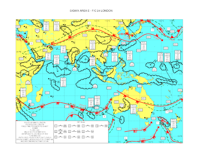 Earlier availability of Significant Weather Charts