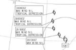 Tropical Cyclone Advisory Information in graphical format on AMIDS