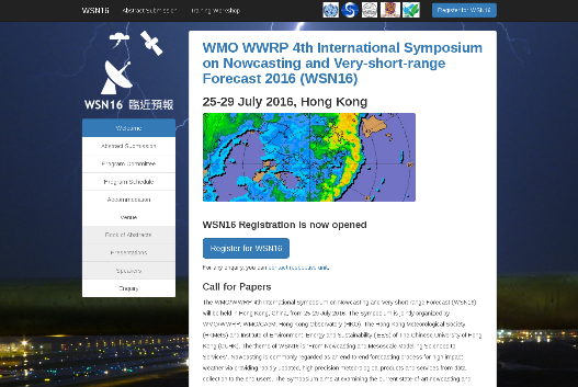 More information about WSN16 is available on its own website: http://wsn16.hk.
