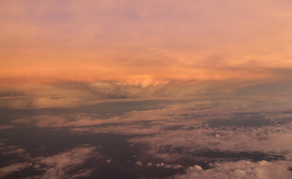 Photo taken on board the GFS Challenger aircraft during the dropsonde mission for TC Aere on 6 Oct 2016.