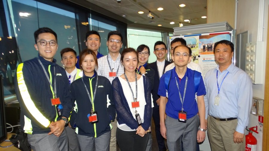 Jardine Aviation Services visiting the Airport Meteorological Office