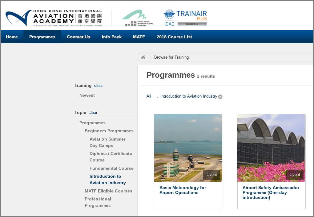 New weather courses provided in the Hong Kong International Aviation Academy
