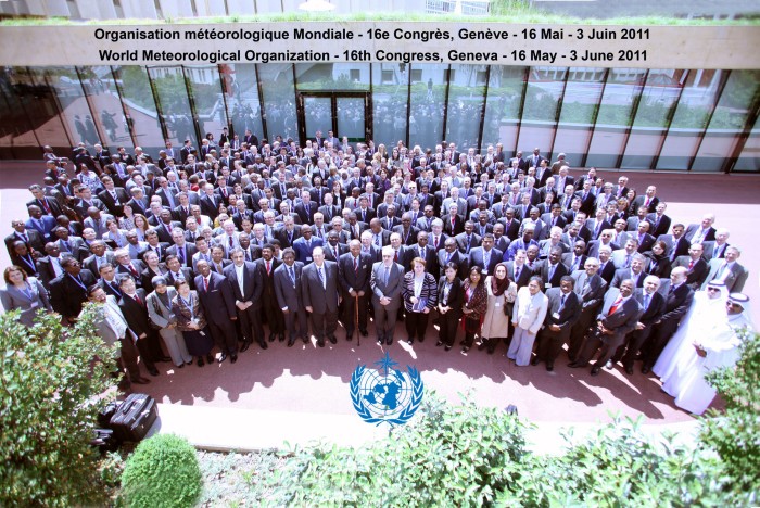 Representatives attending the World Meteorological Congress