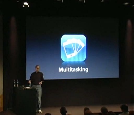 'Multitasking' was also one of the selling point of Steve Jobs in promoting his new products (http://www.youtube.com/watch?v=mdljV2uEs1A)