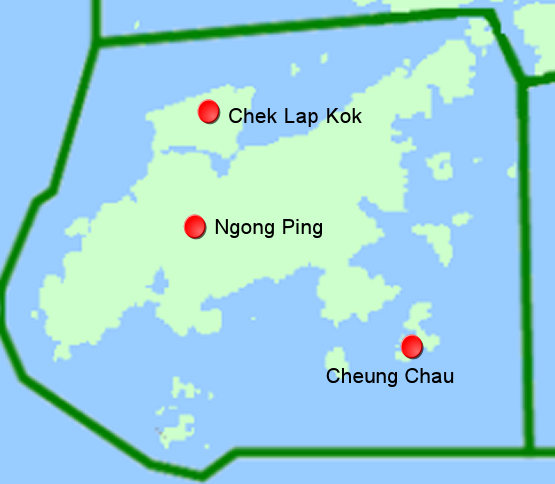 Map of Lantau