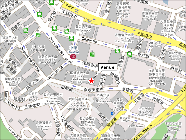 Map of Exhibition Venue