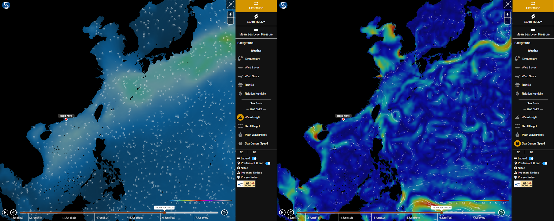 Sea State Model Forecast Time Range Extended from Four to Six Days