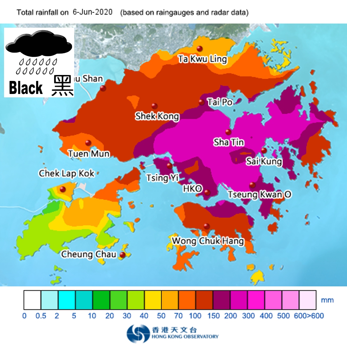 Black Rainstorm Returned after Three Years