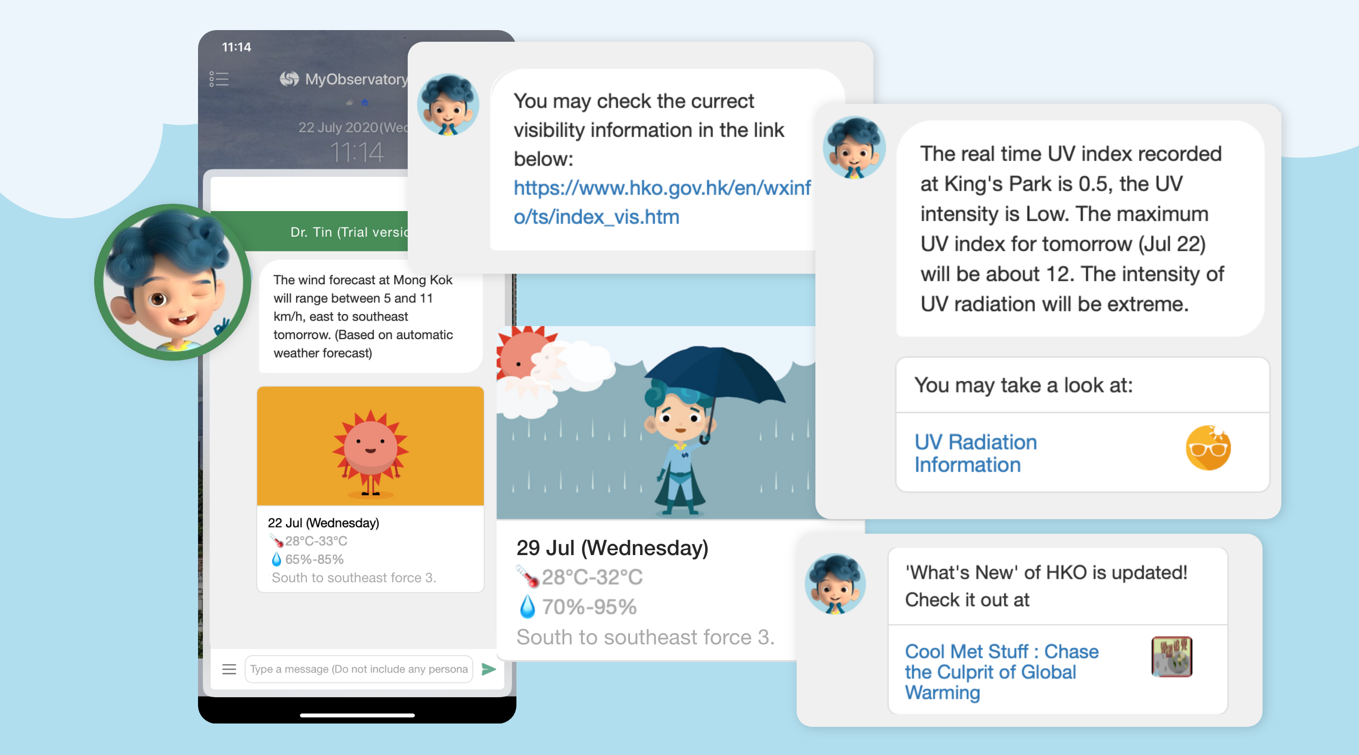 More Information Provided in 'Dr Tin' Chatbot Service