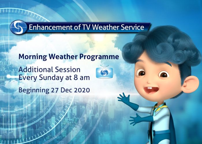 The Observatory has enhanced its TV weather service, by presenting daily in-house produced TV weather programmes for the public
