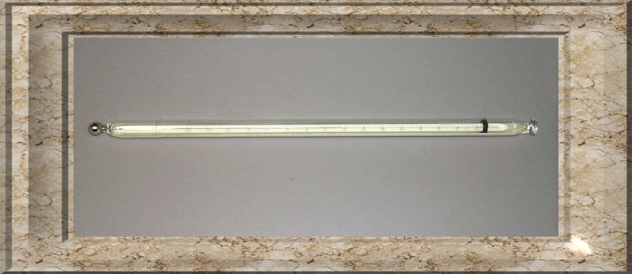 Sheathed type mercury-in-glass thermometer