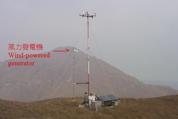 Yi Tung Shan wind-powered generator