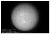 Transit of Venus at interior contact