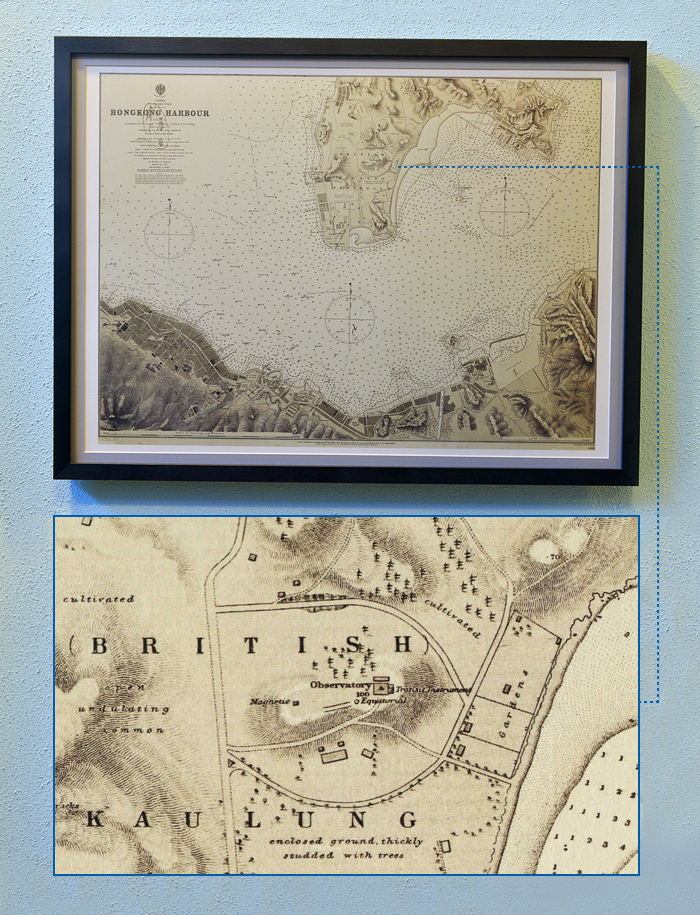 Nautical chart of Victoria Harbour