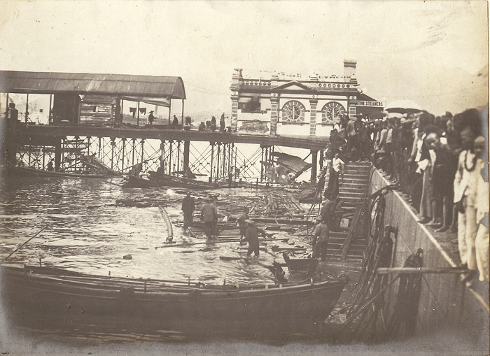 The typhoon that struck Hong Kong on 18 September 1906