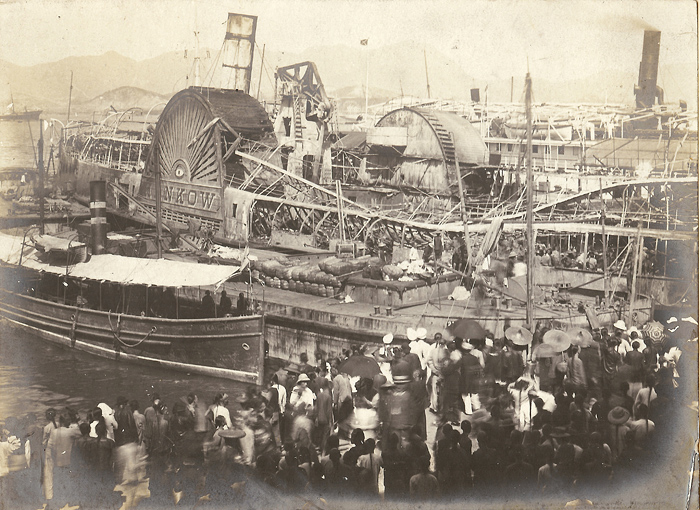 The typhoon that struck Hong Kong on 18 September 1906