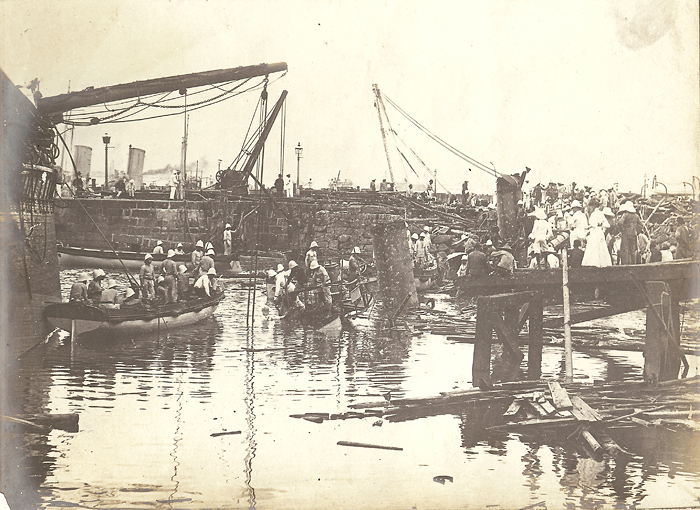 The typhoon that struck Hong Kong on 18 September 1906