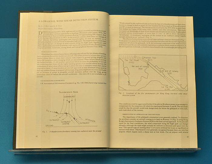 A low-level wind shear detection system