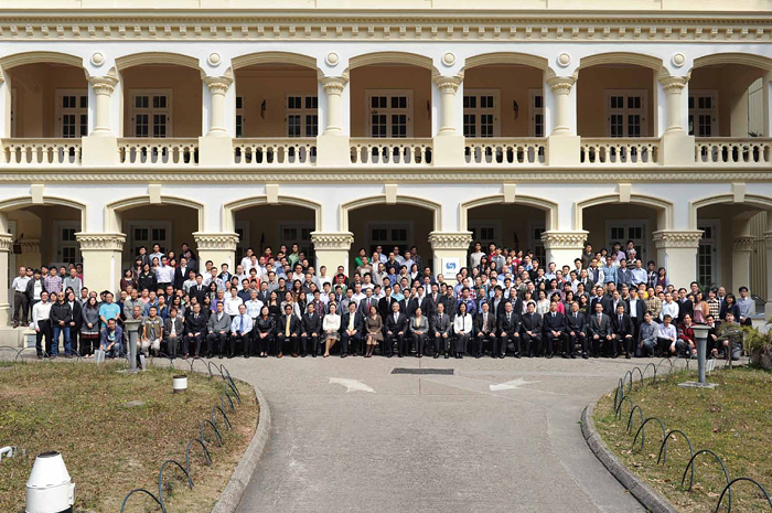 Group photograph of the Hong Kong Observatory's staff