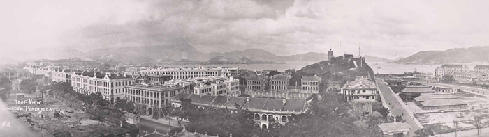 Broad view of Tsim Sha Tsui in the 1910s