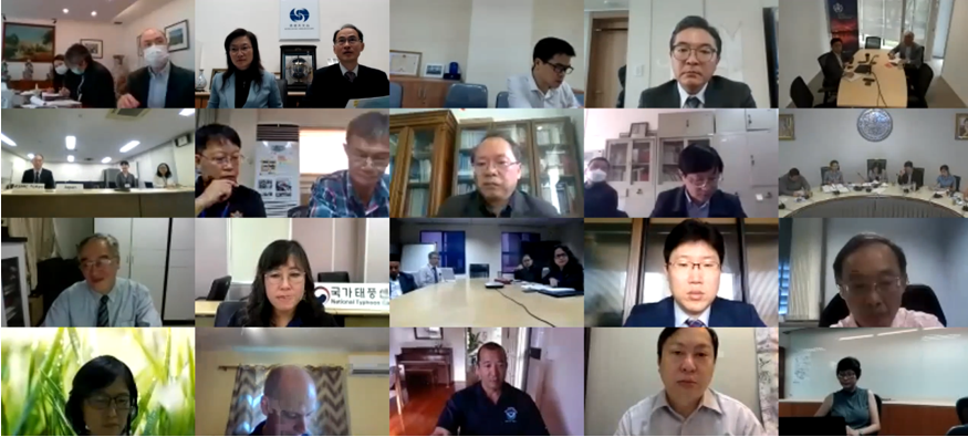 Members participated in the first video conference for the 52nd Session of the Typhoon Committee held on 6 March 2020