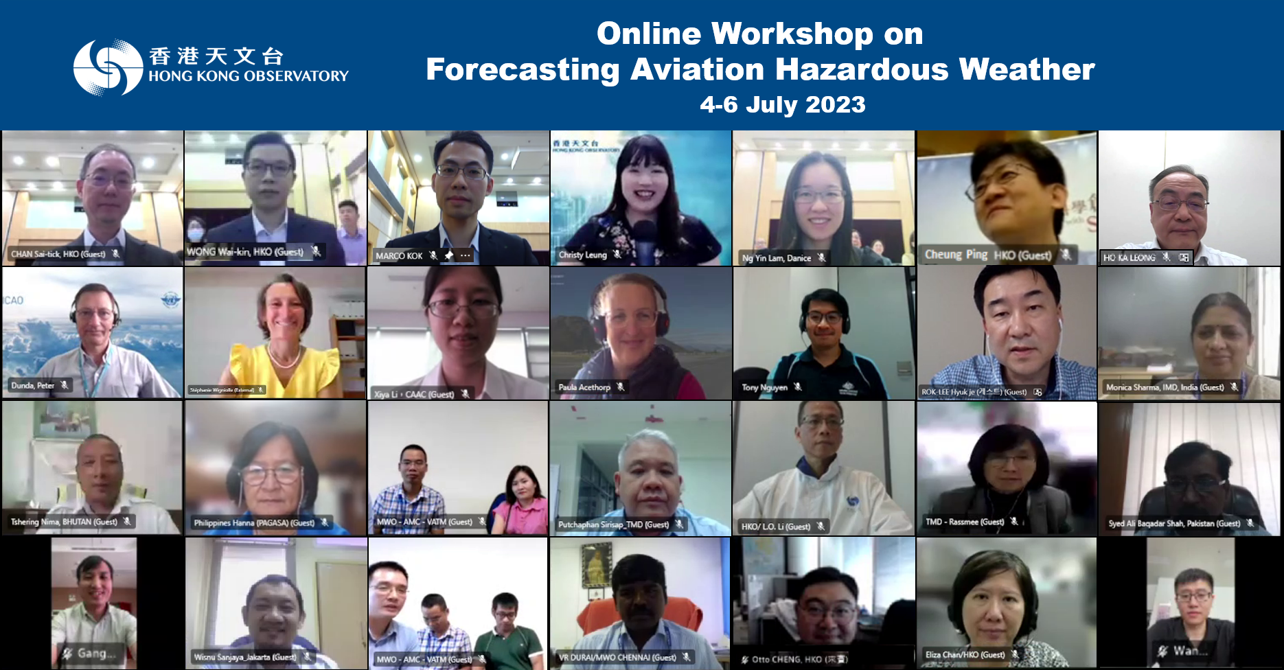 The Observatory Organised a on Forecasting Aviation Hazardous