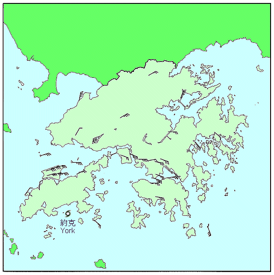 Winds recorded at various stations in Hong Kong