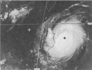 GMS-2 infra-red imagery of Typhoon Ellen