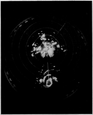 Radar picture of Typhoon 