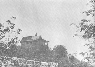 The roof of this house was damaged by winds