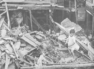 More than 700 squatter and rooftop huts were destroyed