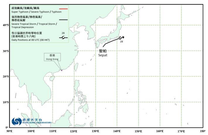 Provisional Tropical Cyclone Track in June 2019