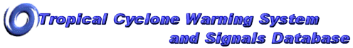 Tropical Cyclone Warning System and Signals Database