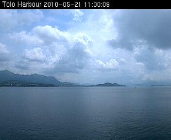 Figure 3: Weather photo of Tolo Harbour, Tai Mei Tuk and Plover Cove taken by the weather camera at Tai Po Kau.