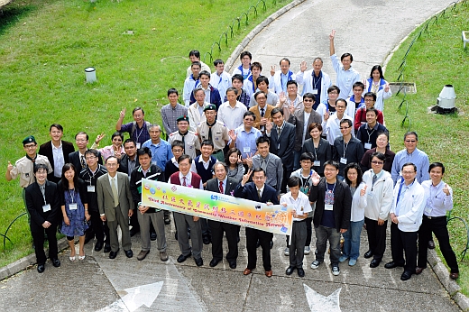 Guests and representatives of member organisations celebrating the third anniversary of Co-WIN.