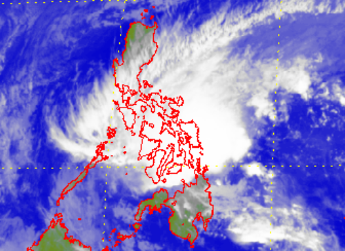 Satellite picture of Tropical Depression Lingling (1401)