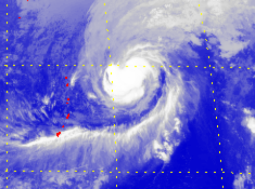 Satellite picture of Typhoon Faxai(1403)