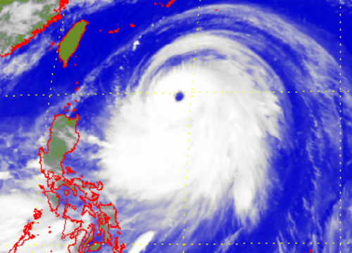 Satellite picture of Super Typhoon Neoguri(1408)