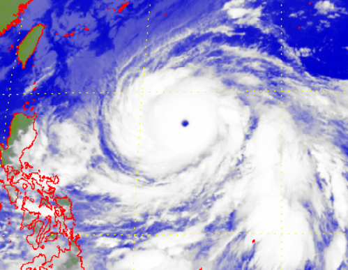 Satellite picture of Super Typhoon Vongfong (1419)