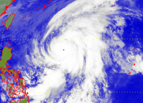 Satellite picture of Super Typhoon Nuri (1420)