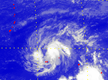 Satellite picture of Tropical Storm Haishen (1505)