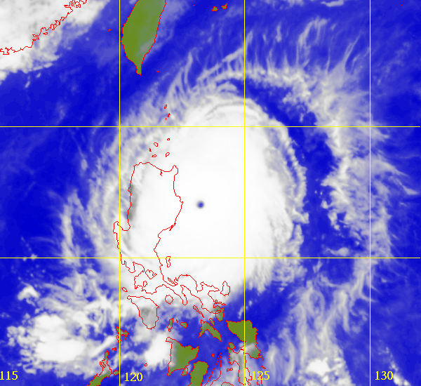 Satellite picture of Super Typhoon Noul (1506)