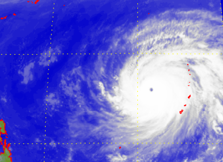 Satellite picture of Typhoon Mekkhala (1501)