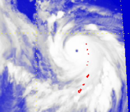 Satellite picture of Super Typhoon Nangka (1511)