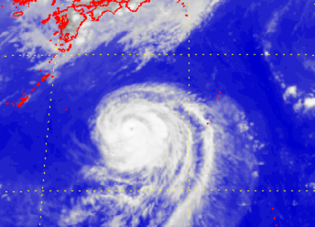 Satellite picture of Typhoon Halola (1512)