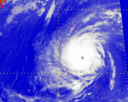 Satellite picture of Severe Typhoon Krovanh (1520)